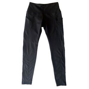 ODODOS Women's Size M Legging Black Ankle Pockets Workout Athleisure Basic‎
